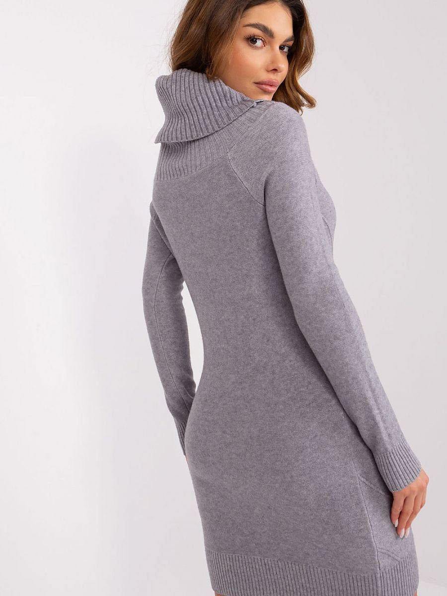 Arrow Sweater Dress | Light Grey