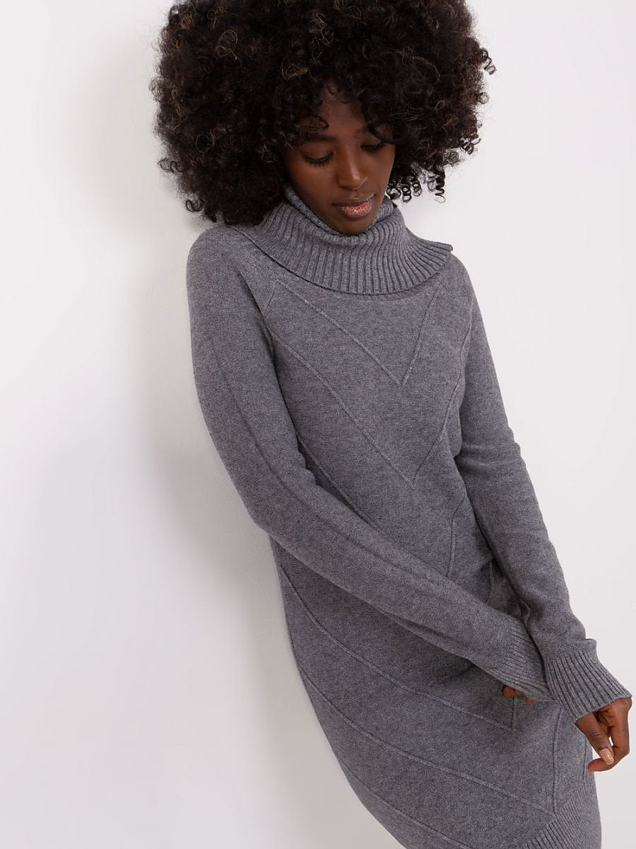 Arrow Sweater Dress | Grey